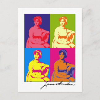 Carte Postale Art de bruit de Jane Austen