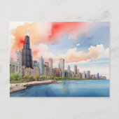 Carte Postale Art de Chicago (Devant)