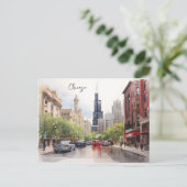 Carte Postale Art de Chicago (Debout devant)