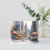 Carte Postale Art de Chicago (Debout devant)