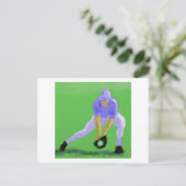 Carte Postale Art de crochet de base-ball (Debout devant)