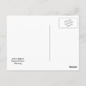 Carte Postale Art de crochet de base-ball (Dos)