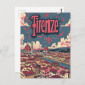 Carte Postale Art de Florence (Devant / Derrière)