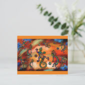 Carte Postale Art de Kokopelli (Debout devant)