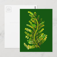 art de la feuille de fougère verte