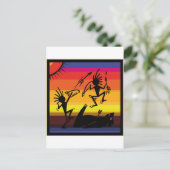 Carte Postale Art de la grotte amérindienne (Debout devant)