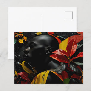 Carte Postale Art de la mode africain