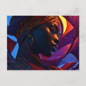 Carte Postale Art de la mode africain (Devant)