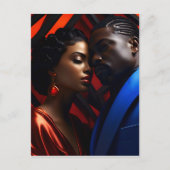 Carte Postale Art de la mode africain (Devant)