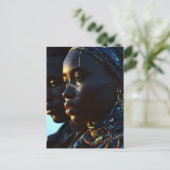 Carte Postale Art de la mode africain (Debout devant)