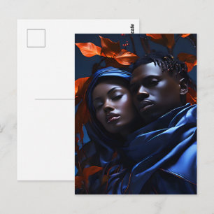 Carte Postale art de la mode africaine