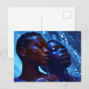Carte Postale art de la mode africaine