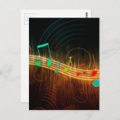 Carte Postale Art de la musique (Devant / Derrière)