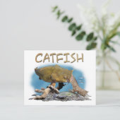 Carte Postale Art de la pêche à la catfish (Debout devant)