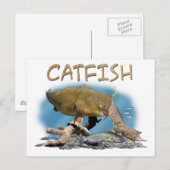 Carte Postale Art de la pêche à la catfish (Devant / Derrière)