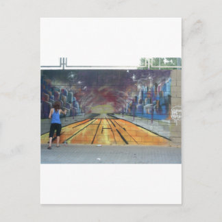 Carte Postale Art de la rue de Barcelone