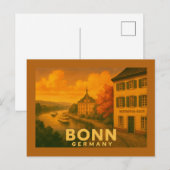 Carte Postale Art de la ville de Bonn Allemagne (Devant / Derrière)