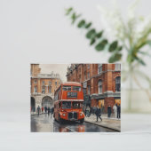 Carte Postale Art de l'aquarelle à Londres (Debout devant)