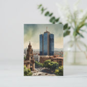 Carte Postale Art de l'aquarelle au Mexique (Debout devant)