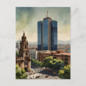 Carte Postale Art de l'aquarelle au Mexique (Devant)