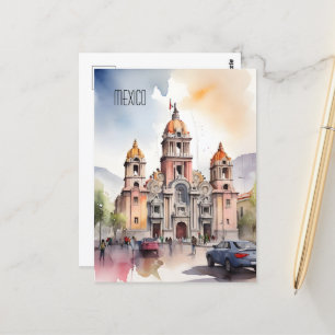 Carte Postale Art de l'aquarelle au Mexique
