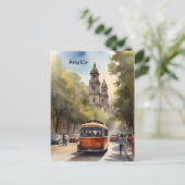 Carte Postale Art de l'aquarelle au Mexique (Debout devant)