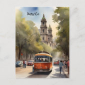 Carte Postale Art de l'aquarelle au Mexique (Devant)