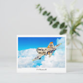 Carte Postale Art de l'aviationCarte postale "F-4 Phantom II" (Debout devant)