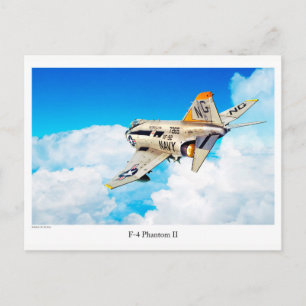 Carte Postale Art de l'aviationCarte postale "F-4 Phantom II"