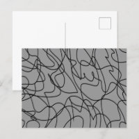 Art de ligne : Noir sur gris