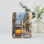 Carte Postale Art de Lisbonne (Debout devant)