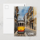 Carte Postale Art de Lisbonne (Devant / Derrière)