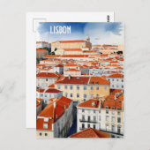 Carte Postale Art de Lisbonne (Devant / Derrière)