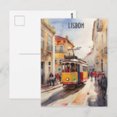 Carte Postale Art de Lisbonne (Devant / Derrière)