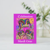 CARTE POSTALE ART DE MARDI GRAS (Debout devant)