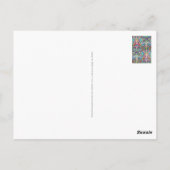 Carte Postale Art de motif peint à la main et numériquement 10 (Dos)