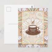 Carte Postale Art de mug à café (Devant / Derrière)