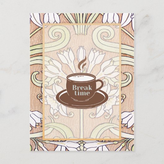 Carte Postale Art de mug à café (Devant)
