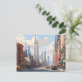 Carte Postale Art de New York (Debout devant)