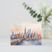 Carte Postale Art de New York (Debout devant)