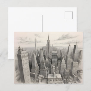 Carte Postale Art de New York