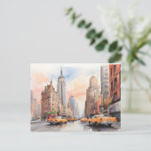 Carte Postale Art de New York (Debout devant)