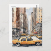 Carte Postale Art de New York (Devant / Derrière)