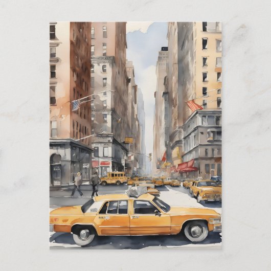 Carte Postale Art de New York (Devant)