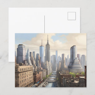 Carte Postale Art de New York