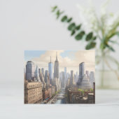 Carte Postale Art de New York (Debout devant)