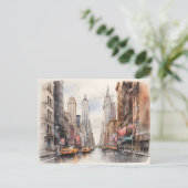 Carte Postale Art de New York (Debout devant)