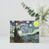Carte Postale Art de nuit Van Gogh Starry (Debout devant)