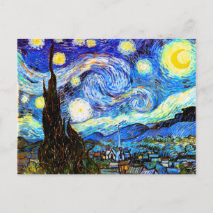 Carte Postale Art de nuit Van Gogh Starry