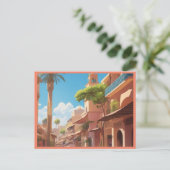 Carte Postale art de peinture d'ia marrakech (Debout devant)